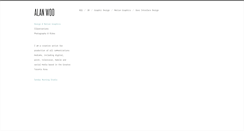 Desktop Screenshot of alanwoodesign.com